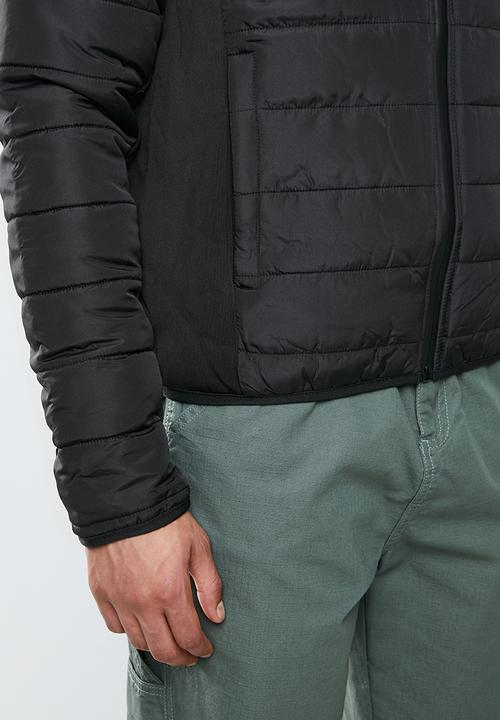 Lonsdale - Quilted puffer jacket - black