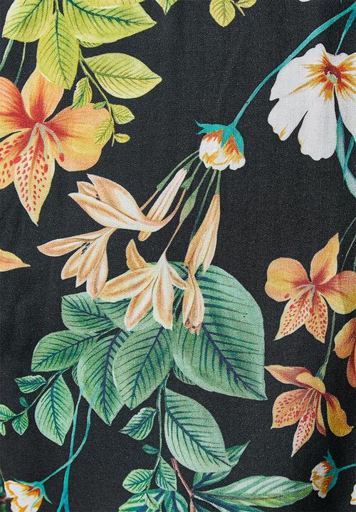 Superbalist - Easy pull on shorts - black tropical