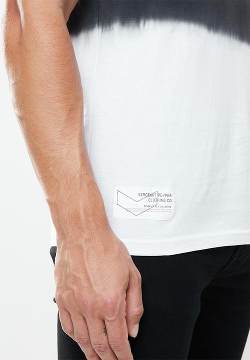S.P.C.C - Harrow premium straight hem T-shirt - black & white