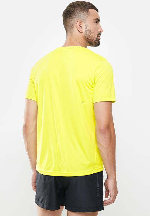 ASICS - Practice short sleeve top - yellow