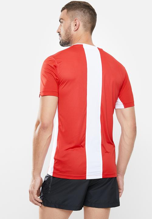 ASICS - Club short sleeve tee - blue & red