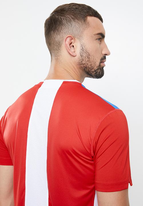 ASICS - Club short sleeve tee - blue & red