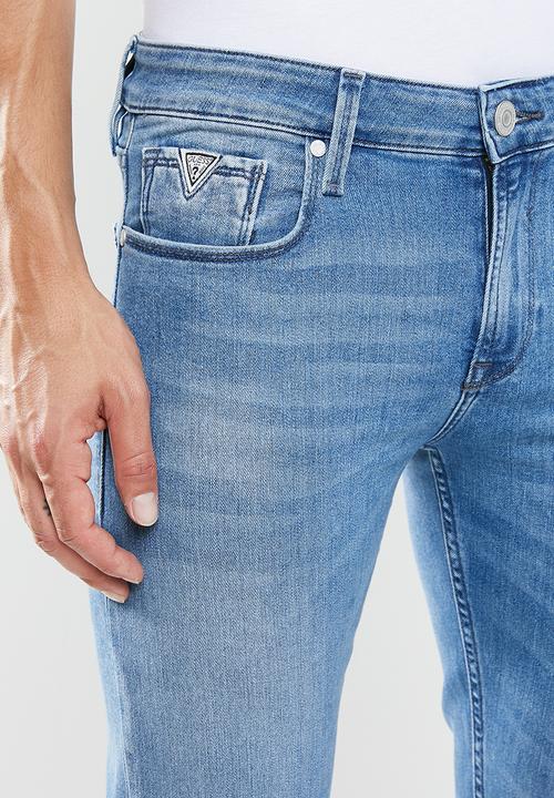 GUESS - Slim taper jeans - blue