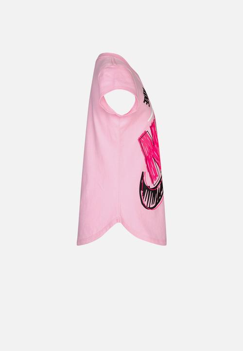 Nike - Nkg nike bold scribble tee - pink