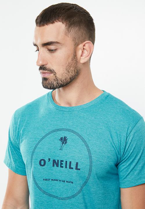 O'Neill - Bridge the gap tee - teal melange