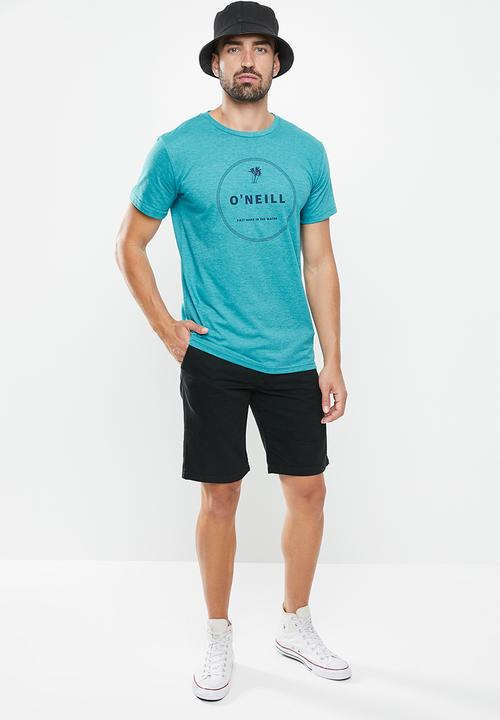 O'Neill - Bridge the gap tee - teal melange