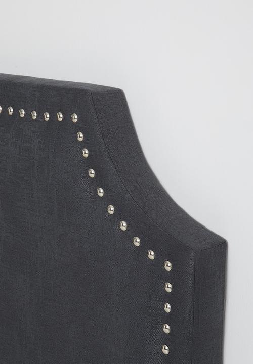 Fine Living - Oscar studded headboard - steel 