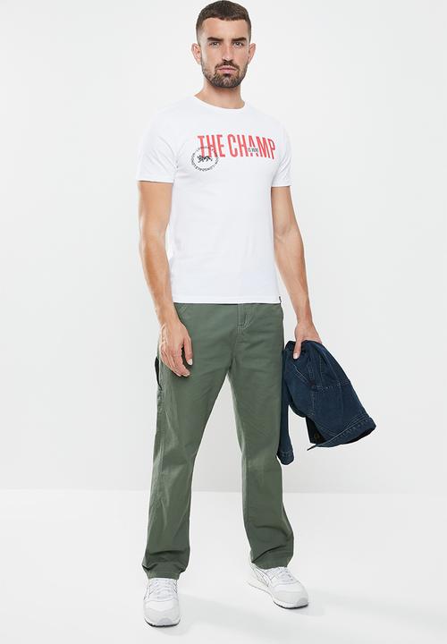Lonsdale - The champ crew neck tee - white