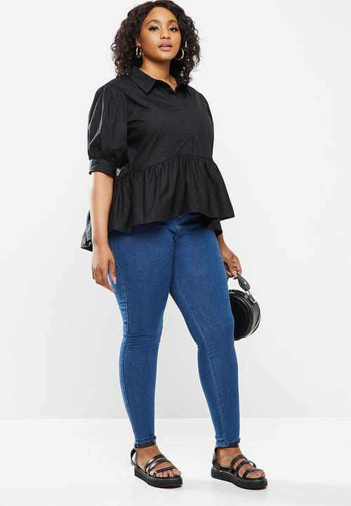 Missguided - Anarchy mid rise skinny jeans - blue