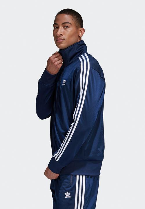 adidas Originals - Firebird tracktop - navy & white