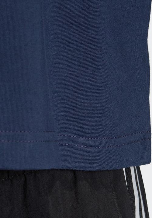 adidas Originals - Large logo tee - collegiate navy & power berry