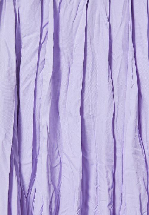 Superbalist - Crushed midi skirt - lilac