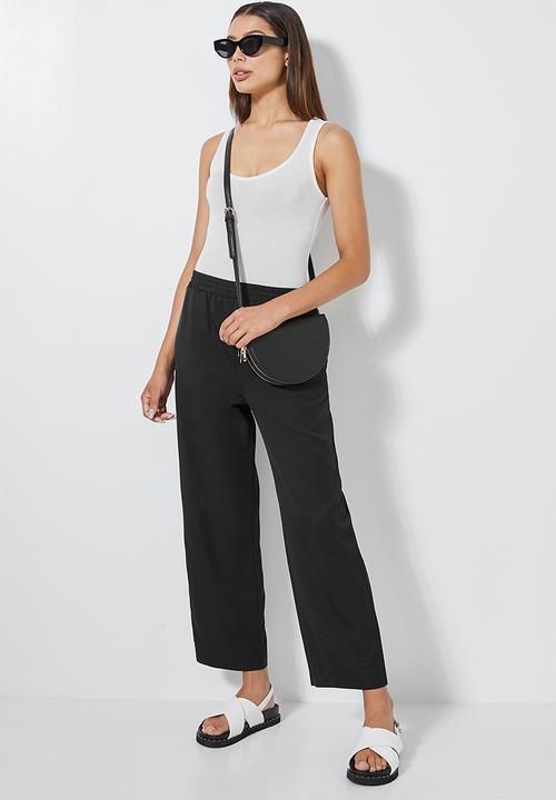 Superbalist - Easy pull on pants - black
