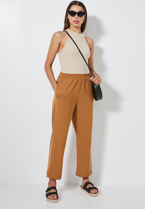 Superbalist - Easy pull on pants - tan