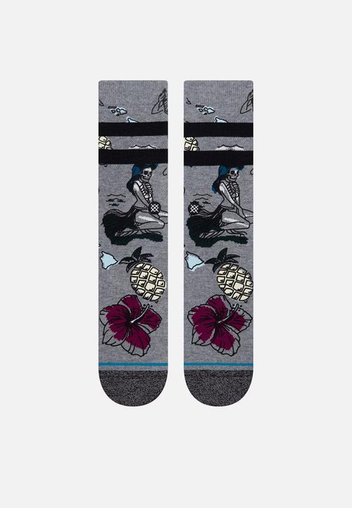 Stance Socks - Haunted hula socks - grey