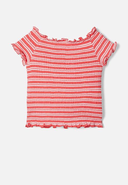 Name It - Jolisa crop top - calypso coral