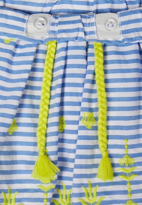 Name It - Jilly stripe skirt - colony blue