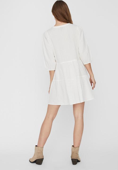 Vero Moda - Must have boho 3/4 tunic - snow white