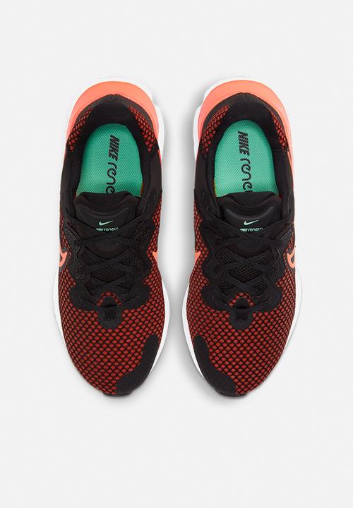 Nike - Nike renew run 2 - black/hyper crimson-chile red-green glow