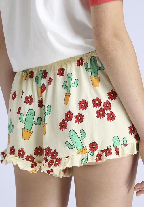 MINKPINK - Prickly Situation Pyjama Shorts