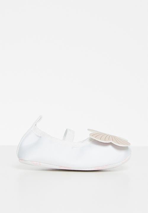 Pop Candy - Girls butterfly pump - white