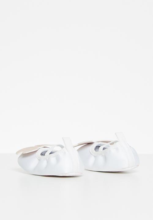 Pop Candy - Girls butterfly pump - white