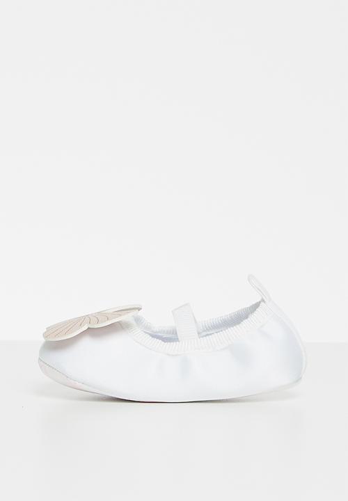 Pop Candy - Girls butterfly pump - white