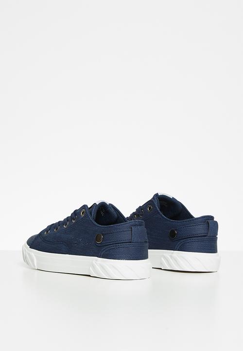 Pierre Cardin - Tab back sneaker - navy