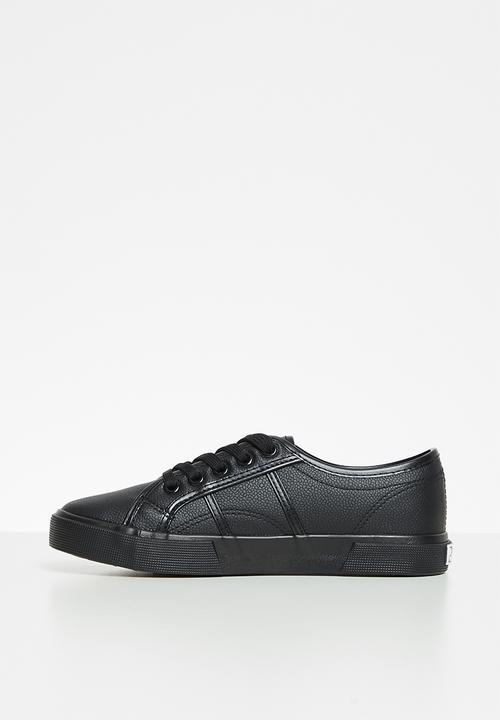 Pierre Cardin - Pu sneaker - black