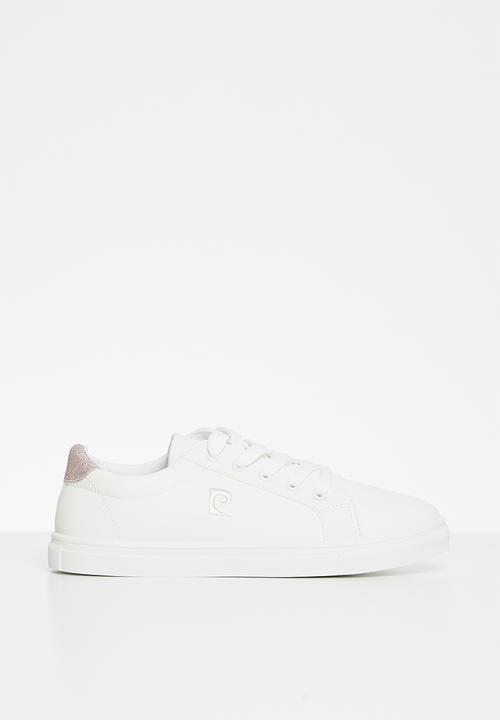 Pierre Cardin - Contrast trim sneaker - white
