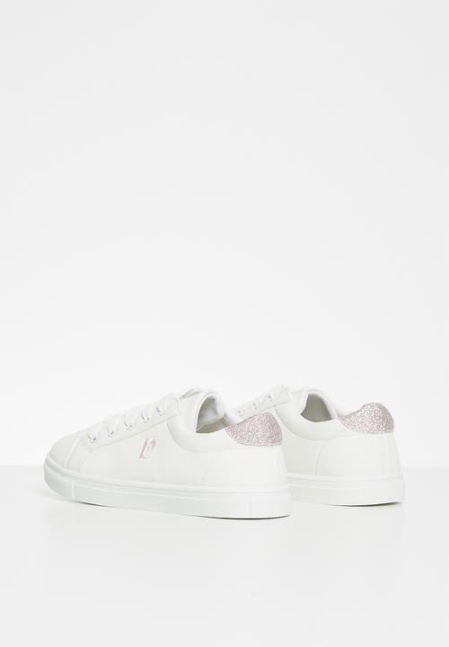 Pierre Cardin - Contrast trim sneaker - white