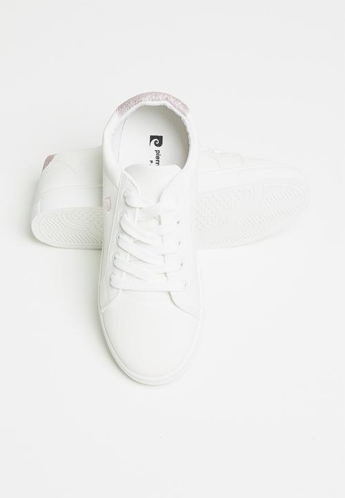 Pierre Cardin - Contrast trim sneaker - white