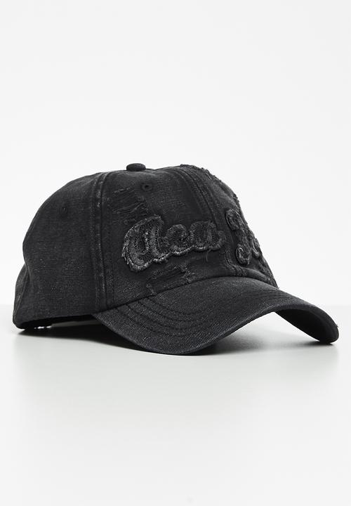 Aca Joe - Mens aca joe embroidery cap - black