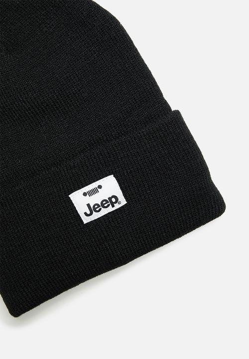 JEEP - Knitted beanie - black 