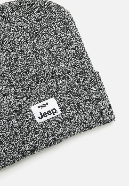 JEEP - Knitted beanie - charcoal melange