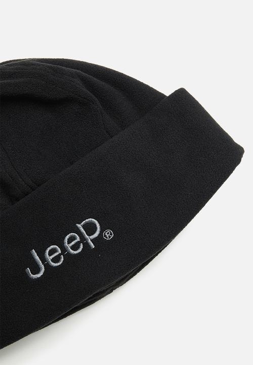JEEP - Polar fleece beanie - black