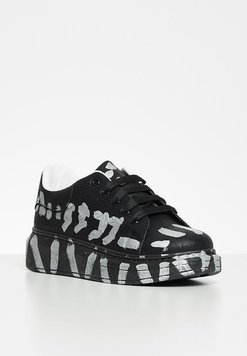 UrbanArt - Hype 2 sneaker - black & silver