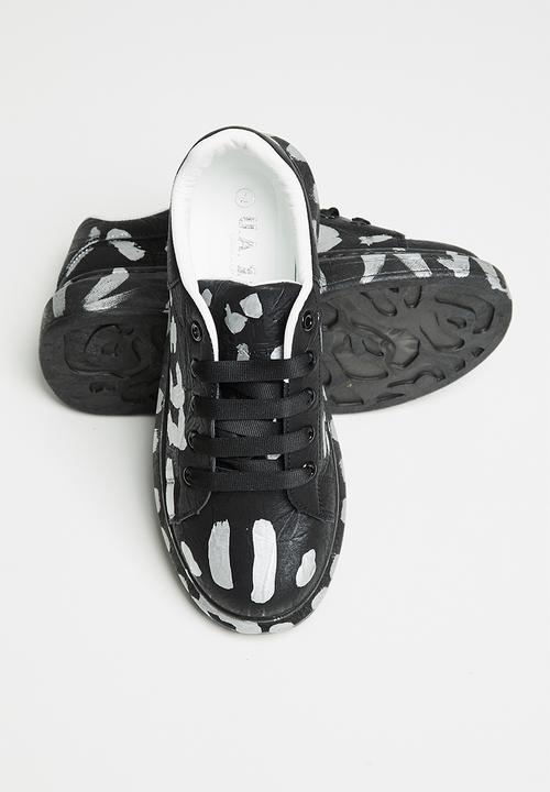 UrbanArt - Hype 2 sneaker - black & silver
