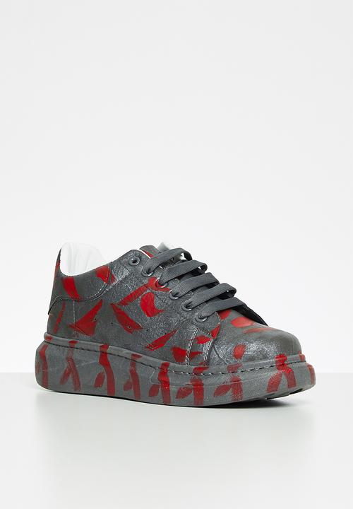UrbanArt - Hype 2 sneaker - grey & red