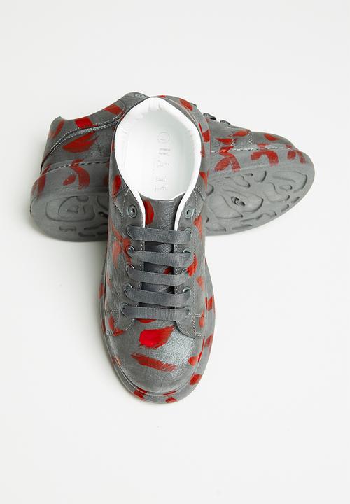 UrbanArt - Hype 2 sneaker - grey & red