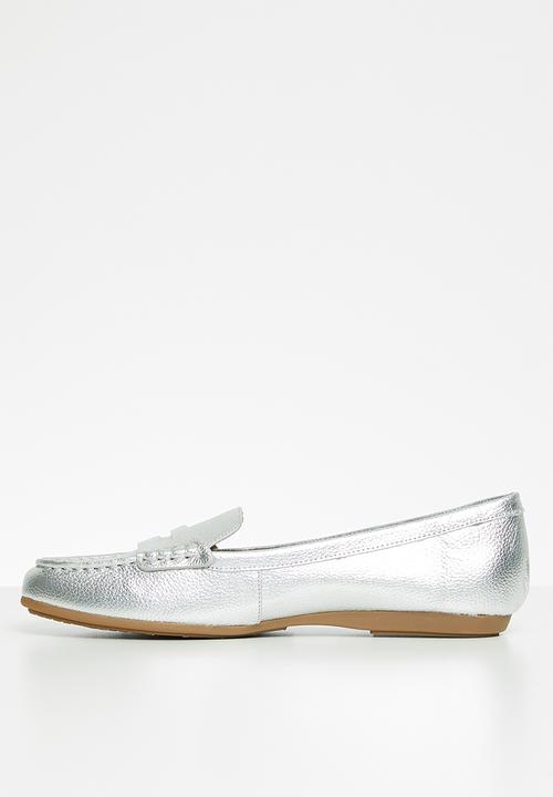 ALDO - Gweaviel leather loafer - silver