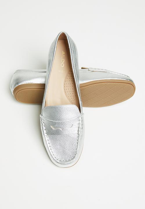 ALDO - Gweaviel leather loafer - silver