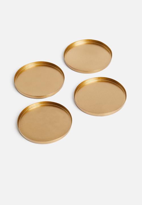 Sixth Floor - Coaster set of 4 - bronze