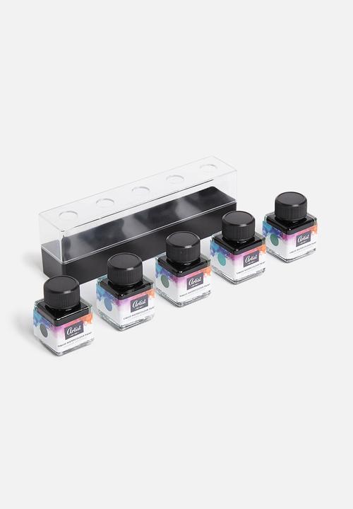 Artist Collection - Liquid watercolour paint pots set of 5 - 30ml cold colours