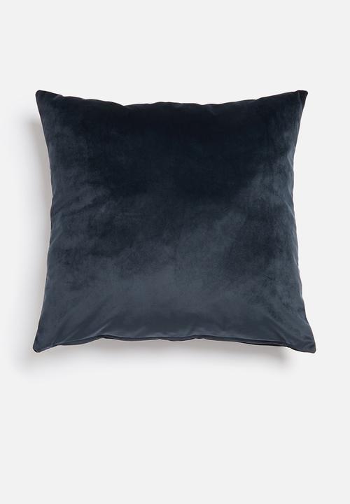 Hertex Haus - Outdoor velvet cushion cover - navy