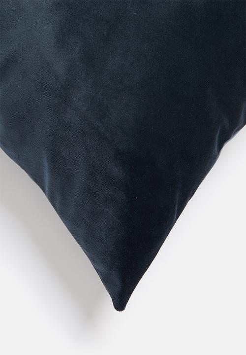 Hertex Haus - Outdoor velvet cushion cover - navy