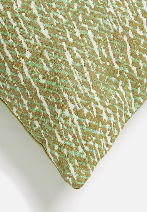 Hertex Haus - Gator woven outdoor cushion cover - sea spray