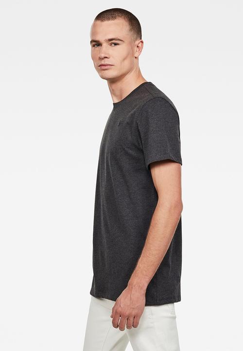 G-STAR - Base-s r t s\s - black heather