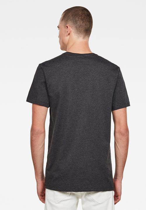 G-STAR - Base-s r t s\s - black heather