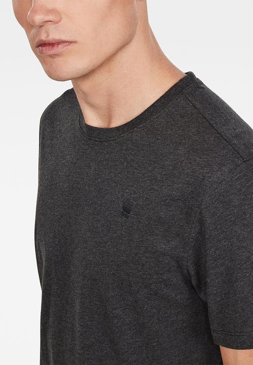 G-STAR - Base-s r t s\s - black heather